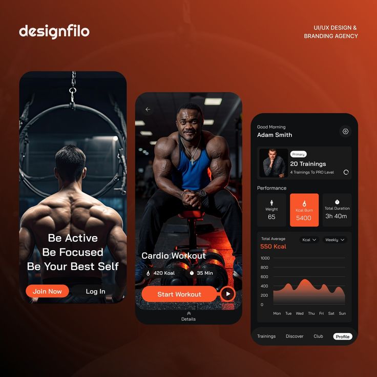 Fitness Mobile App - Screen 2